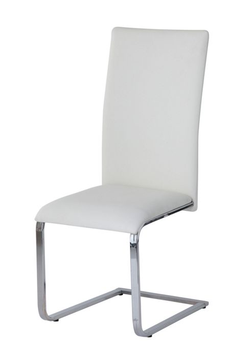 Image of Wilkinson Furniture Vetro Dining Chair (set Of 2) - White