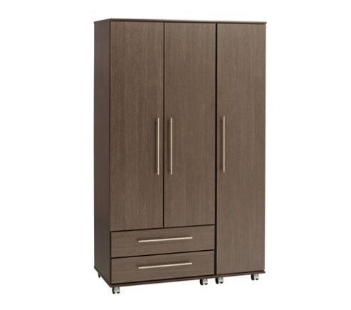 Image of Ideal Furniture New York 3 Door Wardrobe - Beech