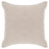 Tesco Plain Chenille Cushion, Stone