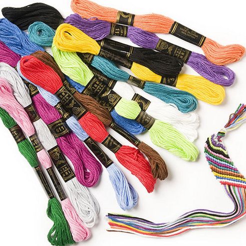 Image of Craft Embroidery Thread (pack Of 15)