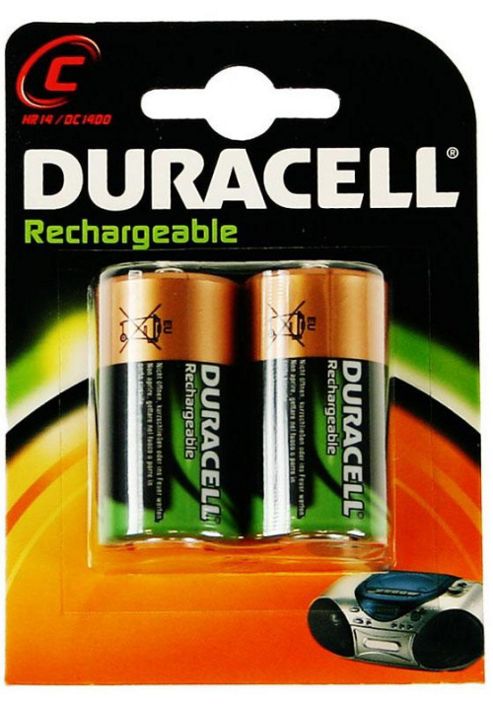 Image of Duracell Rechargeable C Size Battery