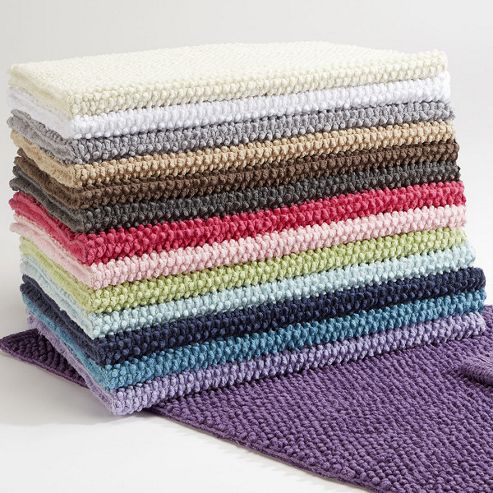 Image of Kingsley Lifestyle Cotton Bobble Bath Mat - Cream