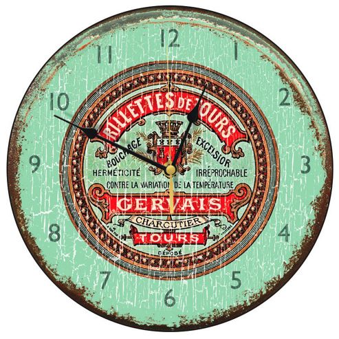 Image of Smith & Taylor Chic Rillettes De Tours Wall Clock