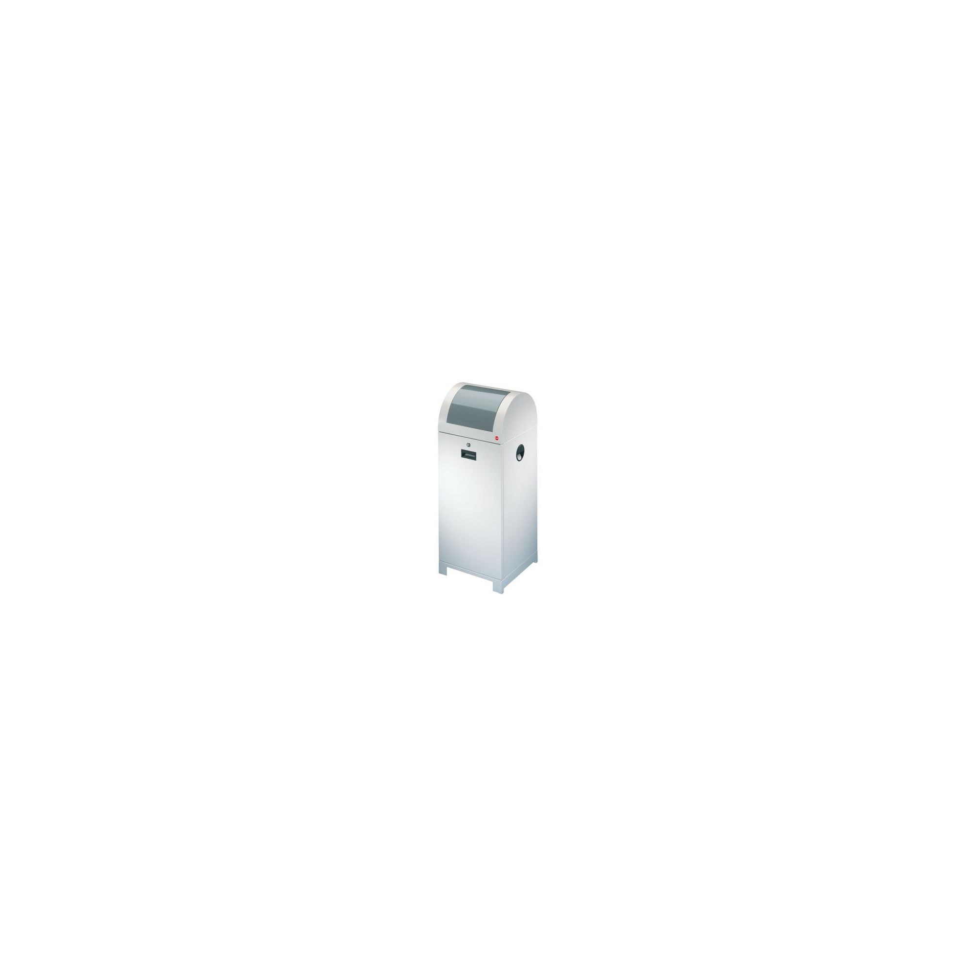 Hailo ProfiLine WSB 70 Recycling and Waste Bin in White Aluminium with Bin Liner Holder at Tesco Direct