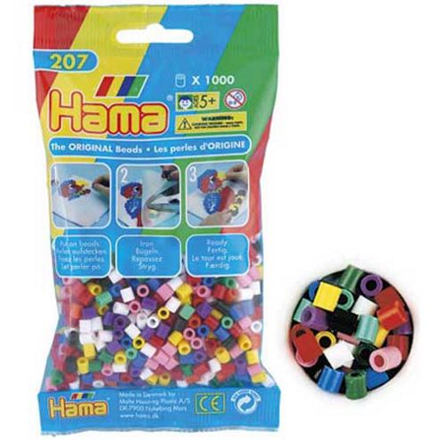 Image of Hama Beads 1,000 - Solid Mix