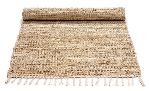 Image of Rug Solid Beige Rug - 90cm X 60cm (2 Ft 11.5 In X 1 Ft 11.5 In)