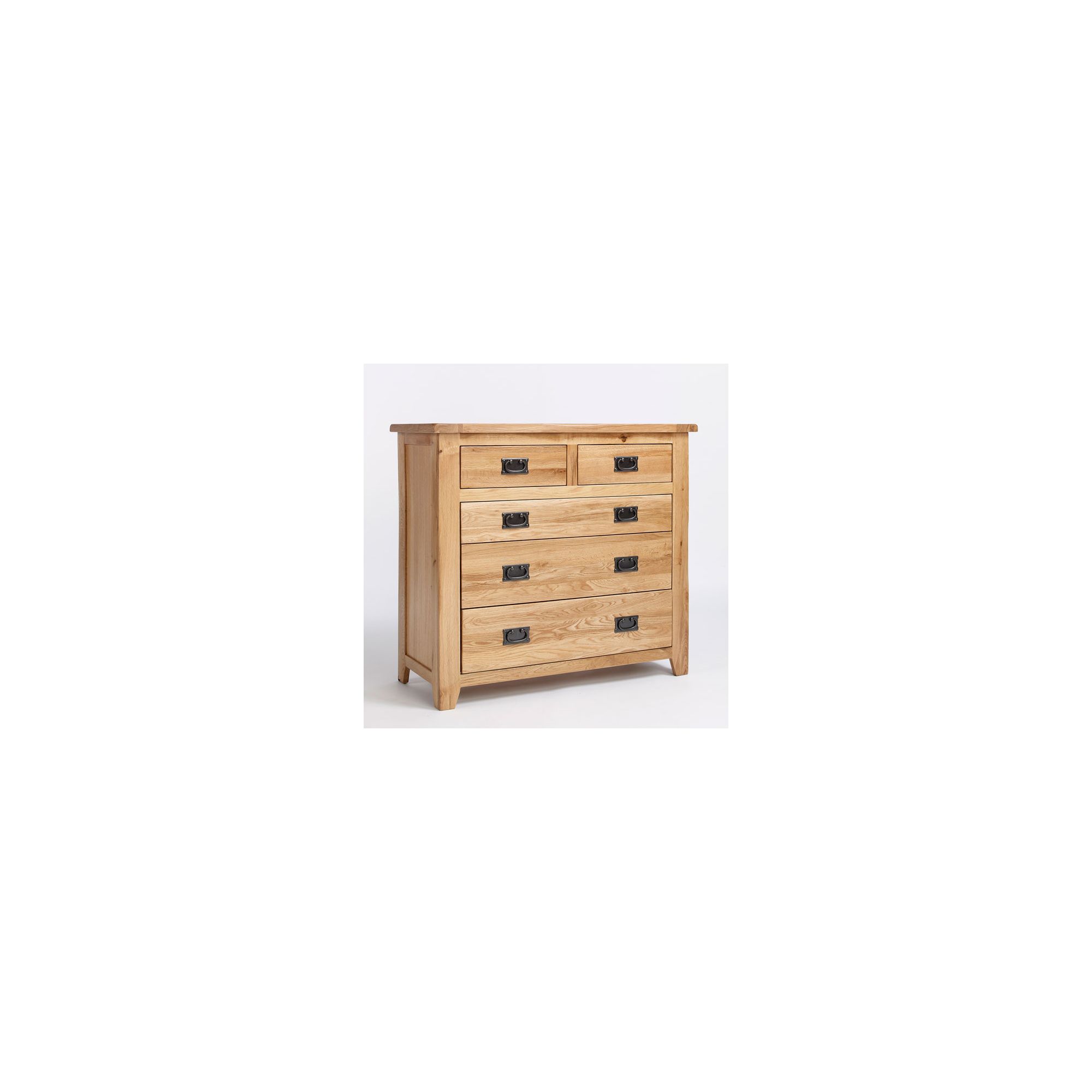 Ametis Westbury Reclaimed Oak Two Over Three Drawer Chest at Tesco Direct