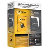 Software Essentials - Microsoft Office 365 University and Norton Internet Security 2013 (1 Year, 3 User) Bundle.