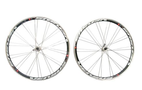 Image of 700c Campagnolo Front And Rear Cassette Wheels With Qr
