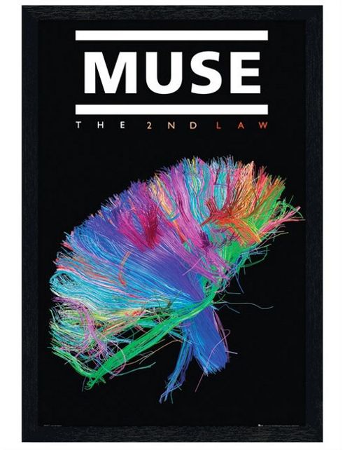 Image of Muse Black Wooden Framed The 2nd Law Poster