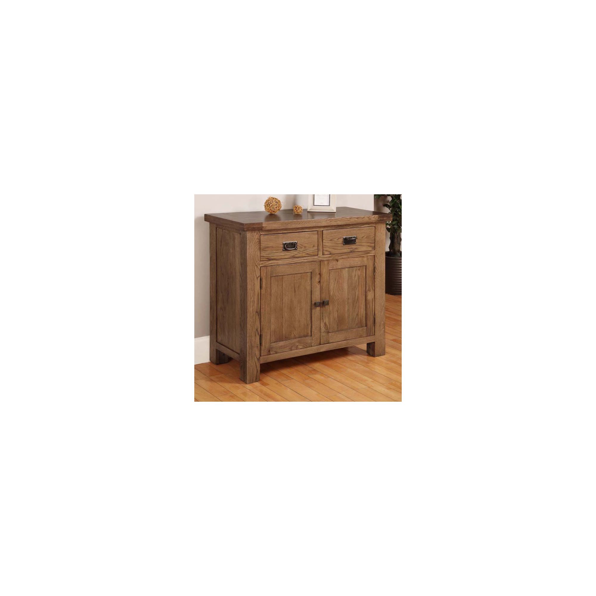 Hawkshead Brooklyn Two Door and Two Drawer Dresser in Rich Patina at Tescos Direct