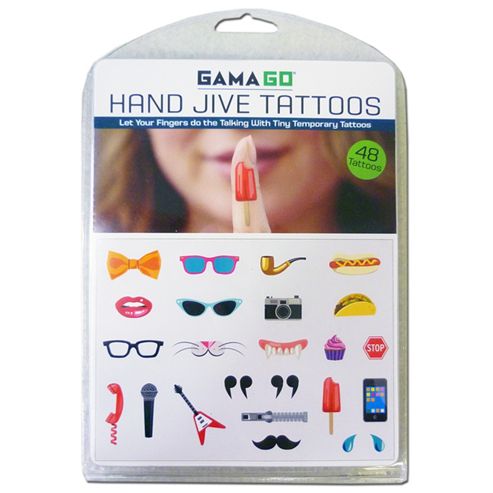 Image of Hand Jive Finger Tattoos