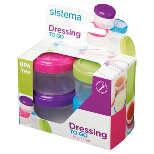 Image of Sistema Dressing To Go Pots