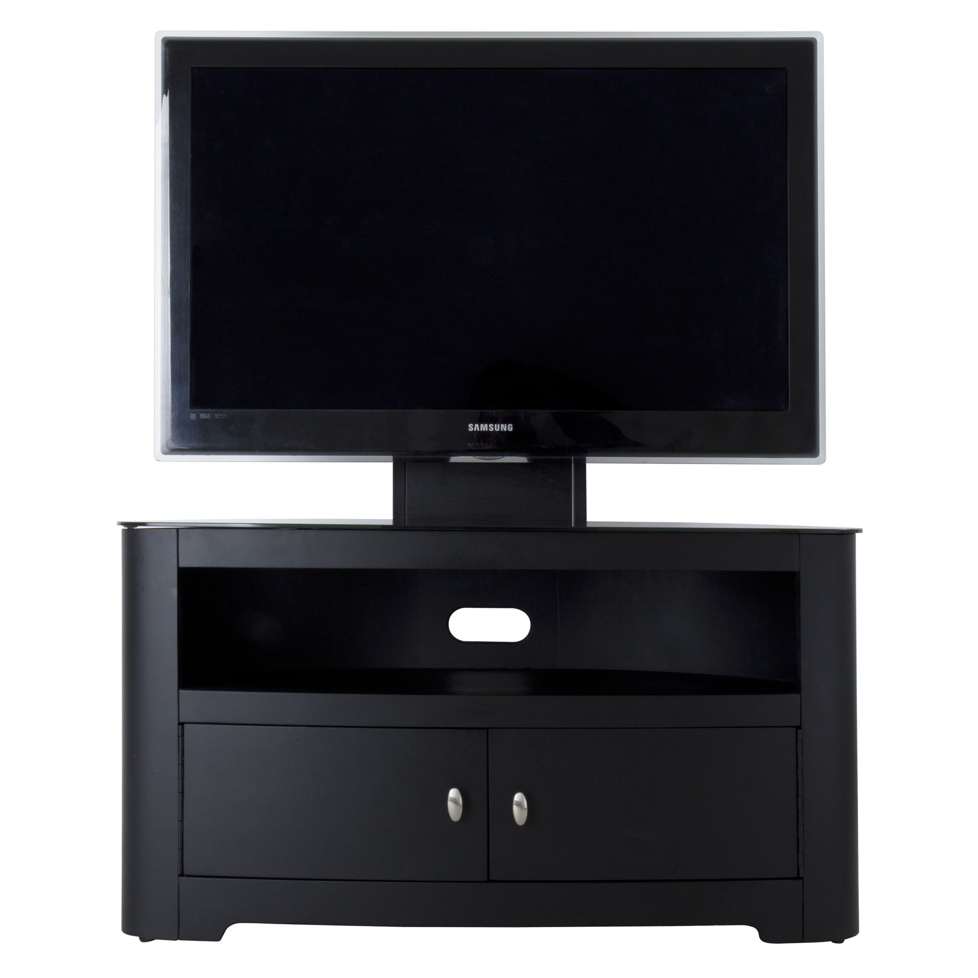 AVF Affinity Combination TV Stand - Satin Black at Tesco Direct