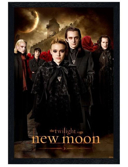 Image of Twilight; New Moon Black Wooden Framed The Volturi Poster