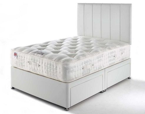 Image of Luxan Imperial 2 Drawers With Headboard 5 0 Divan