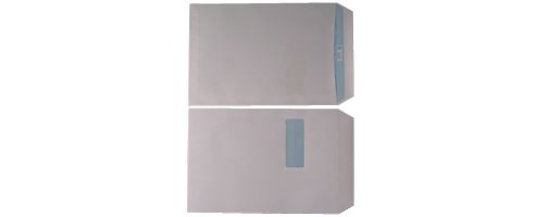 Image of Envelope C4 Window 90gsm White Self-seal Pack Of 250 Wx3501