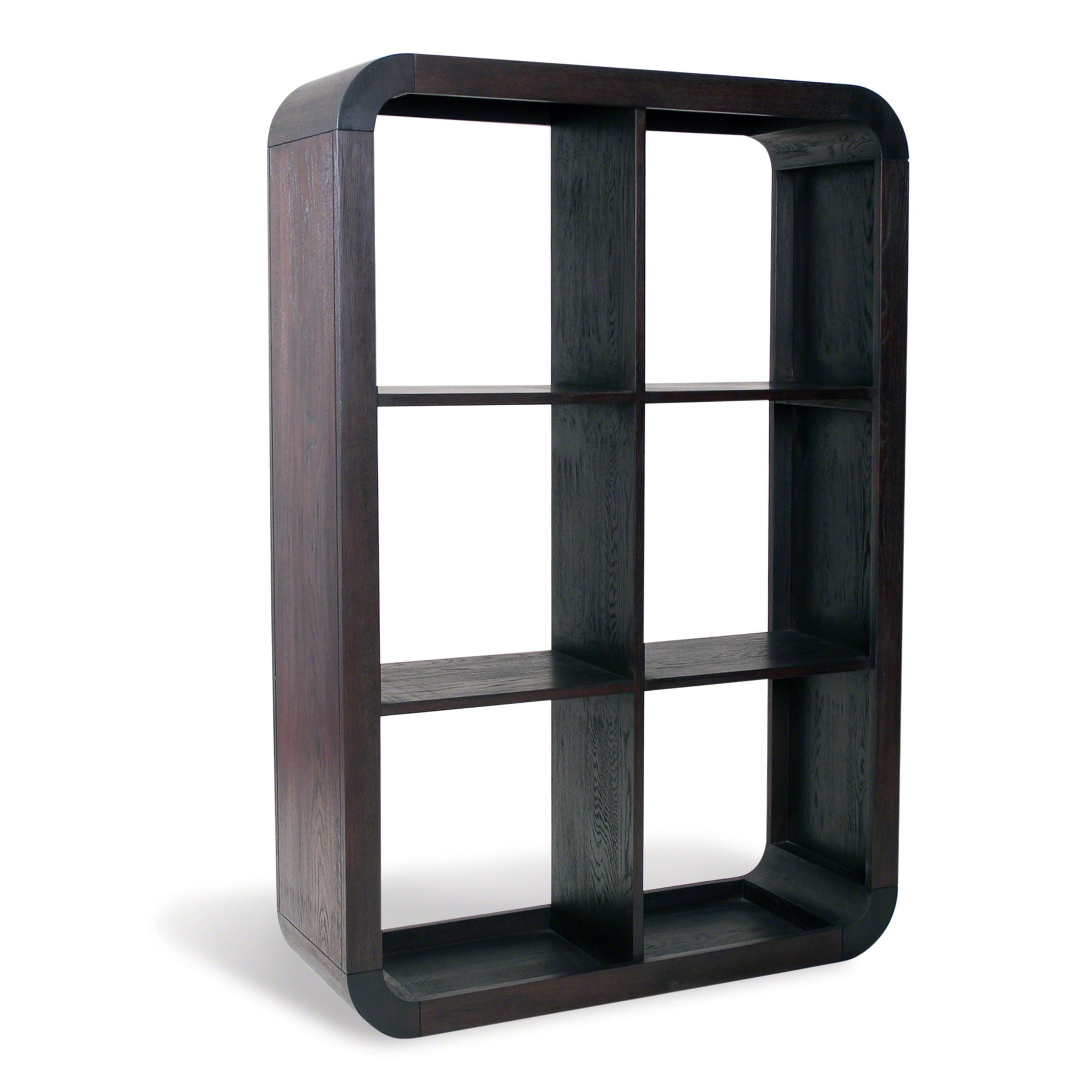 Oceans Apart Cadence Dark Oak Living Six Hole Shelf Unit at Tescos Direct