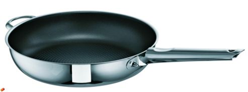 Image of Schulte Ufer Romana I Nonstick Stainless Steel Xx Strong Deep Frying Pan - 28cm