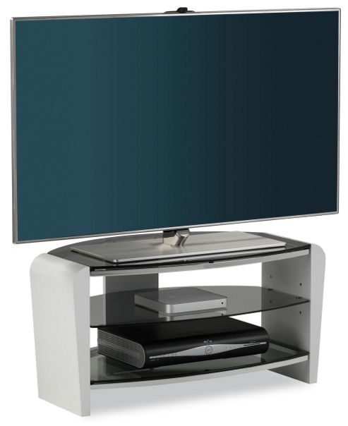Image of Alphason Francium White Tv Stand For Up To 37 Inch Tvs