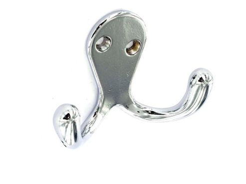 Image of Securit S6109 Double Robe Hook Eb 70mm X2
