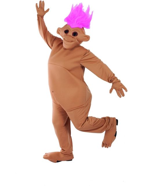Image of Pink Troll Doll Costume