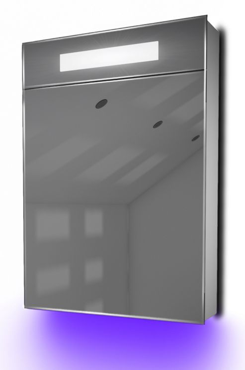 Image of Ambient Demist Bathroom Cabinet With Sensor & Internal Shaver Socket K87u