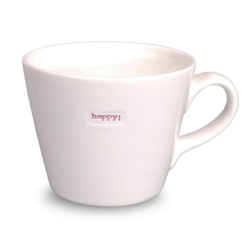 Image of Keith Brymer Jones Word Range Bucket Mug - Happy