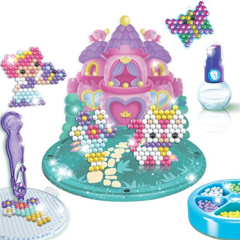 Image of Beados Glitter Activity Pack Princess Castle, 600 Beads Included