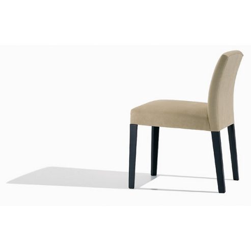 Image of Andreu World Cloe Side Chair - Low - Leather Piel-grey