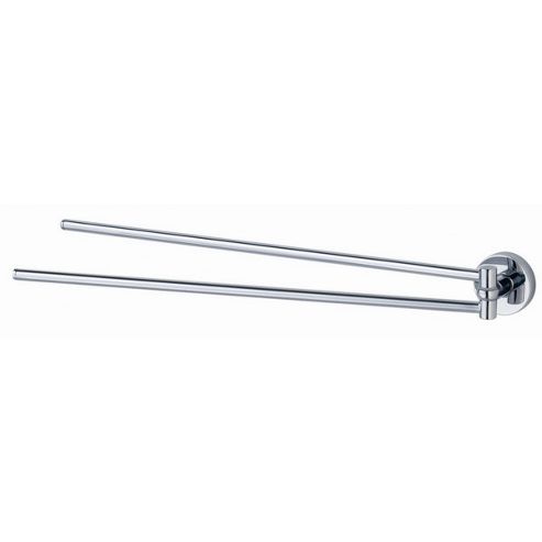 Image of Haceka Kosmos 46 Cm Adjustable Towel Rail In Chrome