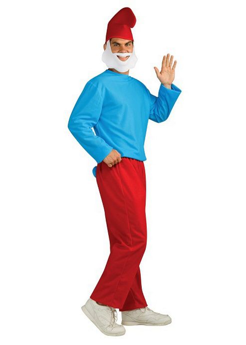 Image of Papa Smurf - Adult Costume Size: 44-46