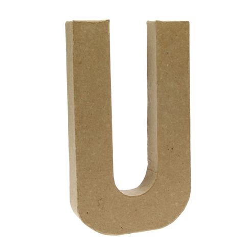 Image of Large Kraft Letter - U
