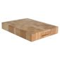 T&G Hevea End Grain Large Rectangular Chopping Board With Finger Grooves