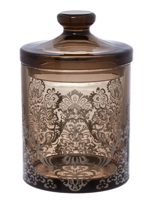 Image of Damask Glass Storage Jar