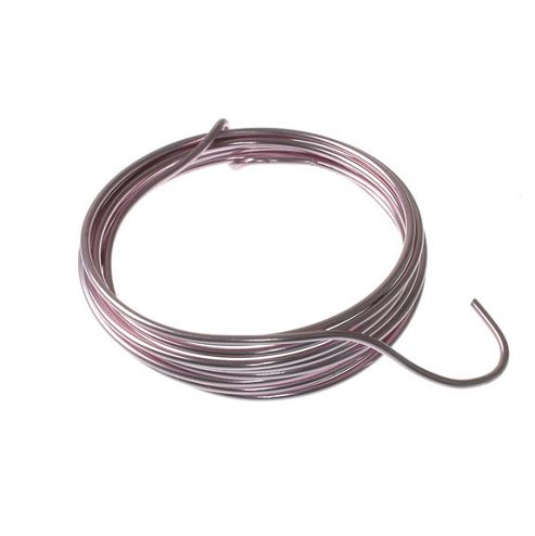 Image of Aluminium Wire - 2.0mm - 2mt - Baby Pink
