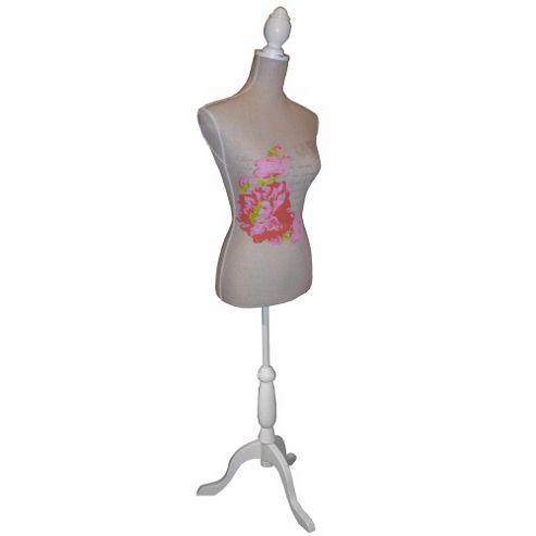 Image of Mannequin / Decorative Dressmakers Dummy - Brown / Pink