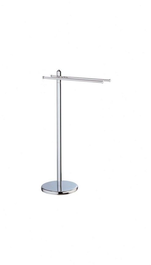 Image of Sanwood 54cm Mistral Towel Stand In Chrome