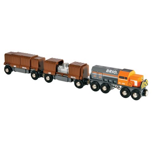 Image of Brio Wooden Toy Boxcar Train