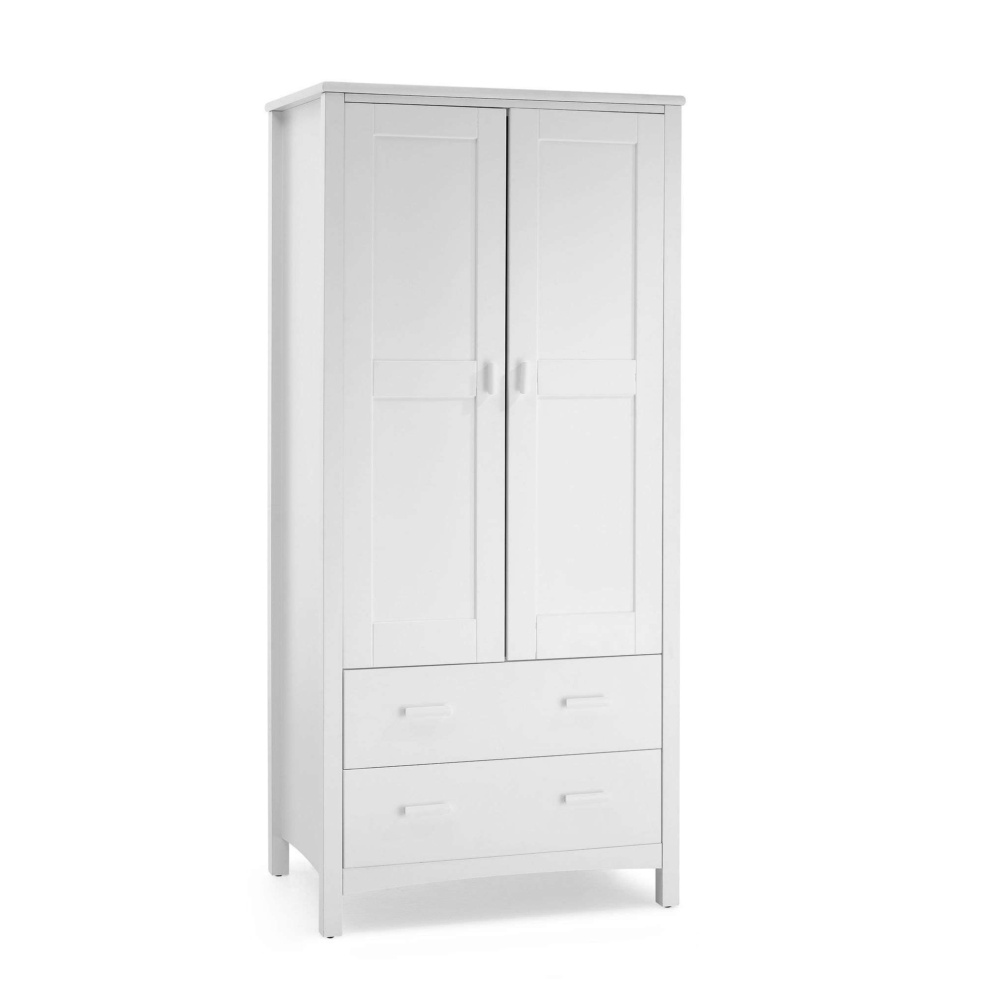 Serene Furnishings Eleanor 2 Door Wardrobe - Opal White at Tesco Direct