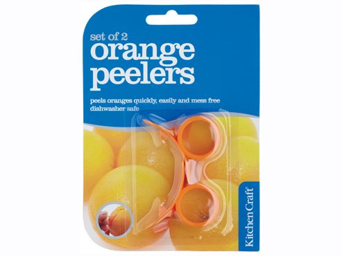 Image of Kitchen Craft Orange Peelers X2