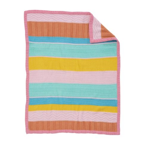 Image of Mothercare Butterfly Fields Knitted Blanket