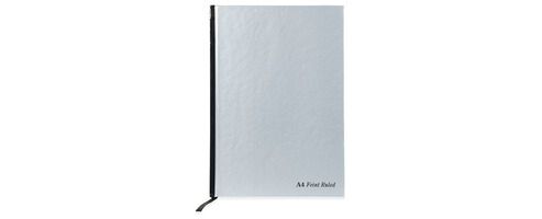 Image of Pukka Pad Notebook With Ribbon Casebound Hard Cover 192 Pages 90gsm A4 Silver Ref Rula4 [pack 5]
