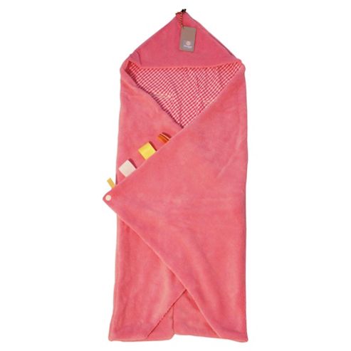 Image of Snoozebaby Wrap Blanket - Elephant Pink