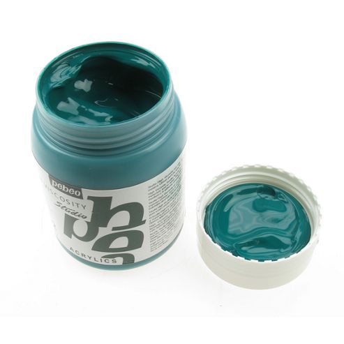 Image of Pebeo Studio Acrylic 500ml - Phthalocyanine Emerald