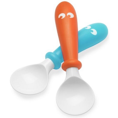 Image of Babybjorn Spoon (orange/turquoise)