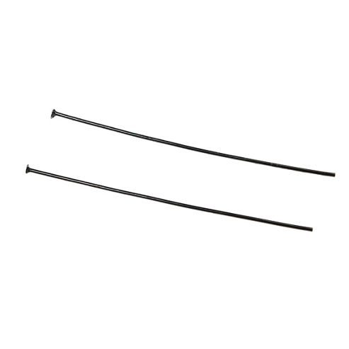 Image of Flat End Head Pin Hard - Black - 100 Pack