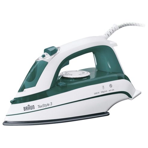 Image of Ts345 2000w Steam Iron With 300ml Water Capacity & Ceramic Soleplate