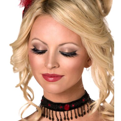 Image of Eyelashes - Glamour With Black Crystals