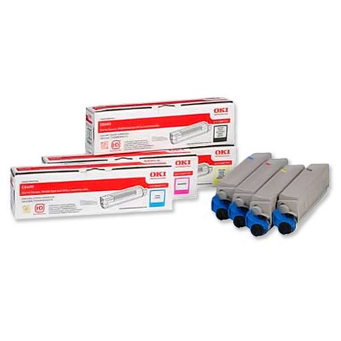 Image of Oki Toner Rainbow Kit For C8600/c8800 Colour Printers